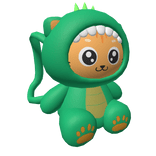 Kawaii Dino Cat BackPack