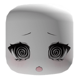 kawaii doll hypnotized puppy eyes face