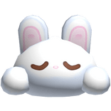 Kawaii Easter Bunny Head Plush