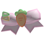 Kawaii Easter Carrot Bow