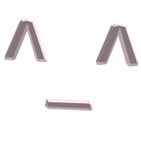 ♡ kawaii emoticon hairclip in pink ^_^