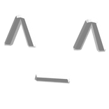 ♡ kawaii emoticon hairclip in white ^_^