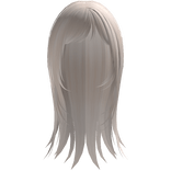 kawaii flowy wispy anime hair in blonde