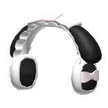 ♡ : kawaii fluffy black winter bunny bow earmuffs 