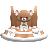 Kawaii Fluffy Brown Bear Dress