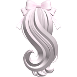 ♡ Kawaii Fluffy Long Pastel Pink Moe Unicorn Tail