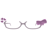 Kawaii Glasses Cute Retro Vintage Pink Bow Soft