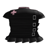 Kawaii Gothic Emo Moe Nurse Dress [Black & Pink]