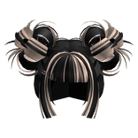 Kawaii Gyaru Bubble Buns (Black to Blonde)