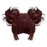 Kawaii Gyaru Bubble Buns (Red)