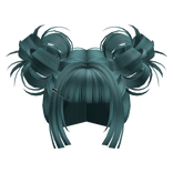 Kawaii Gyaru Bubble Buns (Teal)