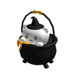  𖹭 : kawaii halloween chiikawa witch cauldron