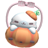 Kawaii Halloween Seal Basket