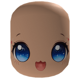 💕✨Kawaii Heart Stars Blue Eyes Face 💕✨