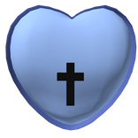 Kawaii Heart Tongue W/ Cross Piercing Chibi