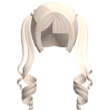 ꒰♡꒱ kawaii hime blonde curly pigtails