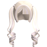 ꒰♡꒱ kawaii hime blonde pink curly pigtails