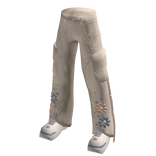 Kawaii  Jeans with Flowers