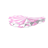 Kawaii Jester Ruffle (White and Pink)