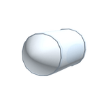 𐔌. ݁♫ kawaii jumbo blue clover crayon