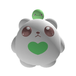 ꒰ : kawaii jumbo marimo mimu bear bot floor pet