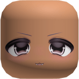 Kawaii Kitty Fangs Chibi Face