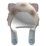 ୨୧ kawaii kitty fur hat (tan)