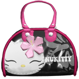 Kawaii Kitty Igari Mori Kei Summer Purse BlackPink