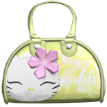 Kawaii Kitty Igari Mori Kei Summer Purse Yellow