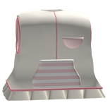 ꒰ ˶• ༝ •˶꒱ kawaii kuma bear ruffled vest dress