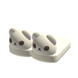 kawaii kuma bear slippers light