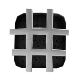 kawaii little cheek bandage in black and white