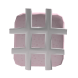 kawaii little cheek bandage in pink and white