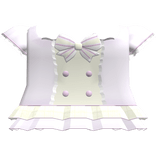 kawaii little easter shirt with bow in pink