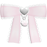 kawaii little heart hair bow