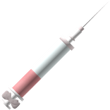 kawaii little nurses syringe in pink and red