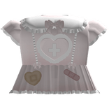 kawaii little ruffle nurses outfit in pink