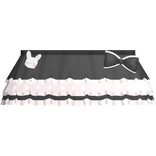 kawaii little school skirt in black and pink