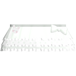 kawaii little school skirt in white and green