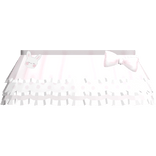 kawaii little school skirt in white and pink