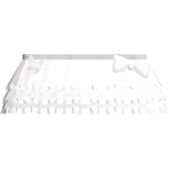 kawaii little school skirt in white and purple