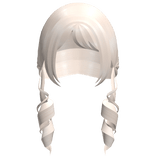 ꒰ ♡ ꒱ kawaii low curly pigtails in pastel blonde