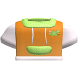 ・ᴥ・Kawaii Moe Cutecore Hoodie Clover Green Orange