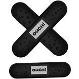 kawaii ouch bandage hair clip in black and white