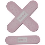 kawaii ouch bandage hair clip in pink and white