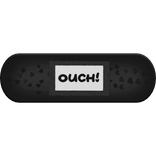kawaii ouch nose bandage in black and white
