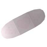 ˖. ♡ kawaii oversized pink bandaid