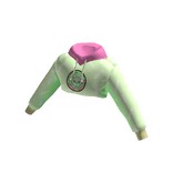 ᵔ ᵕ ᵔ Kawaii Pastel Crop Hoodie ~ Green