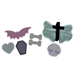 ♡ :  kawaii pastel goth decora hairclips