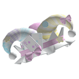 kawaii pastel jester hat